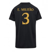 Real Madrid Eder Militao #3 Tredjedrakt Dame 2023-24 Kortermet